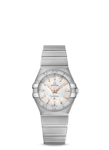 Omega Constellation Quartz 27 Polished Stainless Steel / Silver Silk